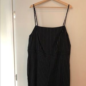 Pinstripe jumpsuit